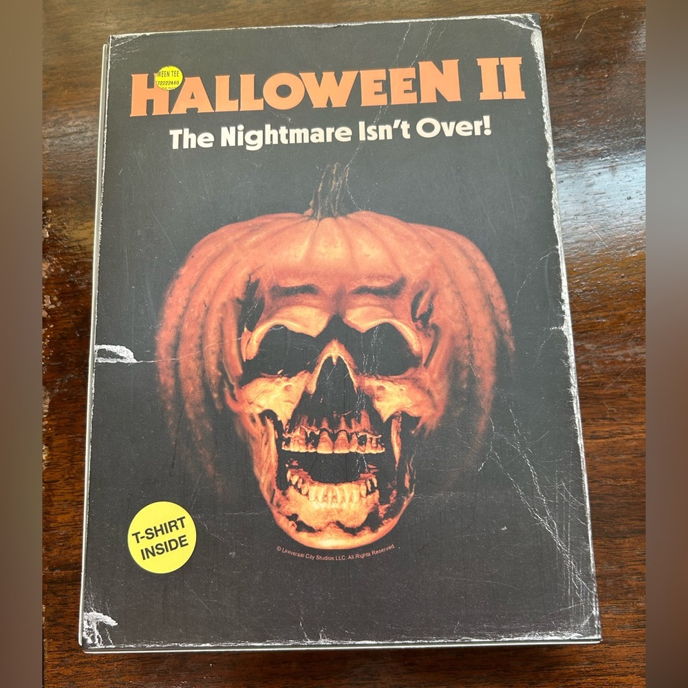 Halloween II 3XL Black T-Shirt in a Collectible Box NIP